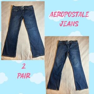 Aeropostale Chelsea Bootcut Jeans | Size 13/14 Short | 2 Pair Lot
